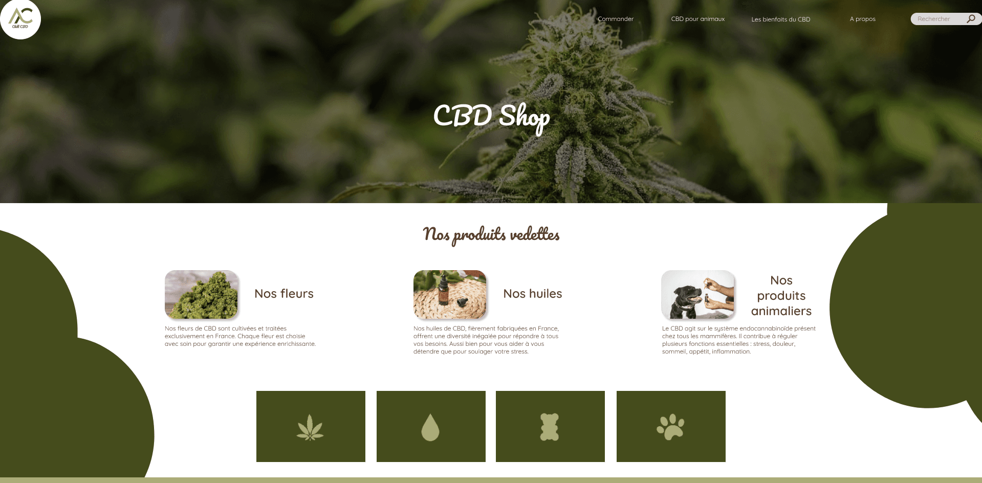 Image du projet CBD Shop